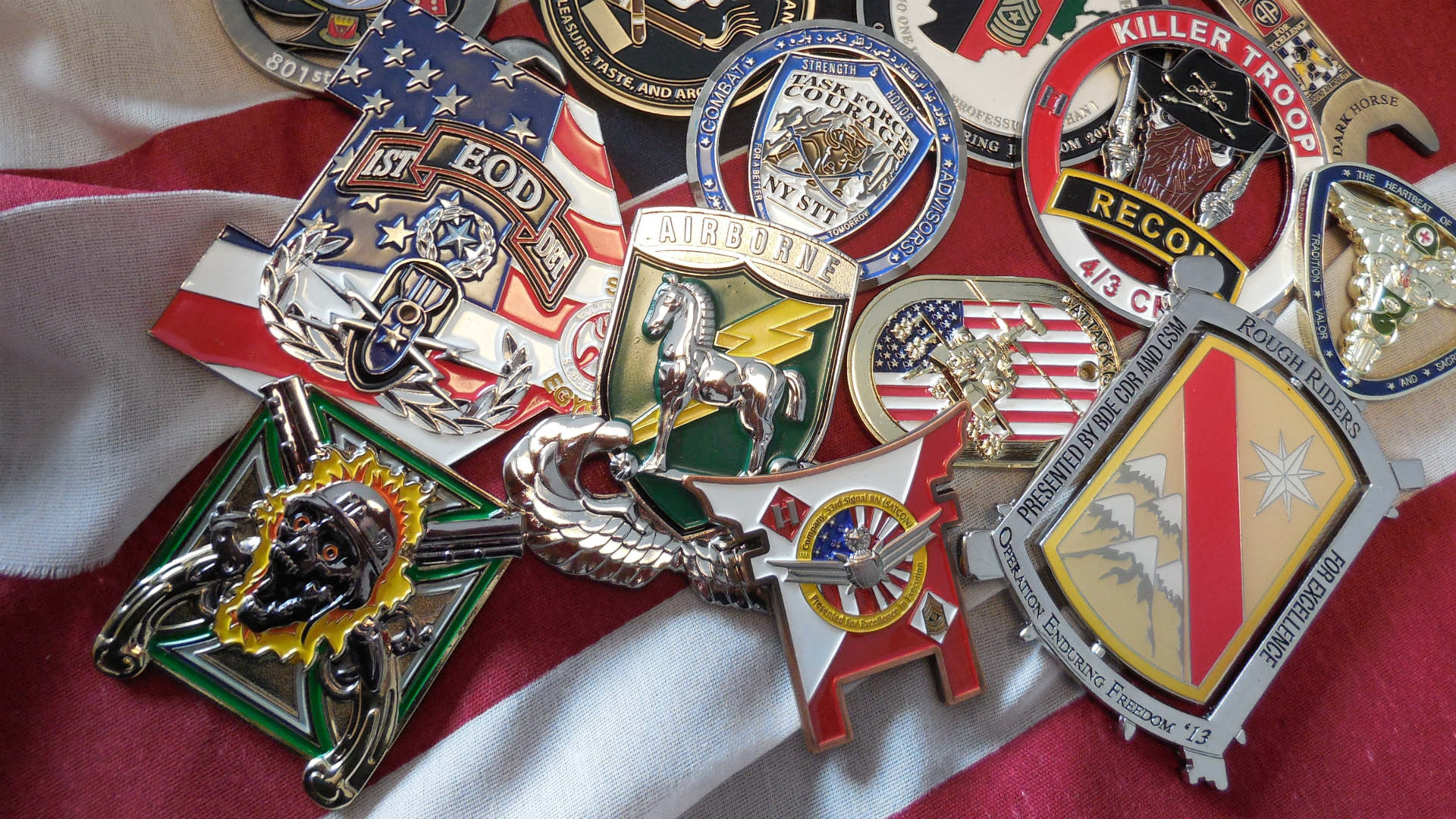 Custom Challenge Coin Uses - Unit Coins