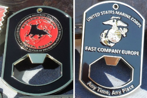 Custom Marine Corps Coin of the Month (Front|Back)