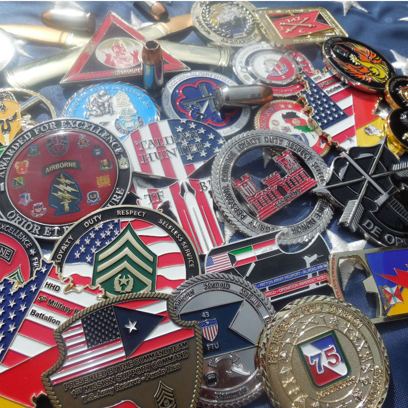 Custom Challenge Coin of the Month - April 2019 - Unit Coins